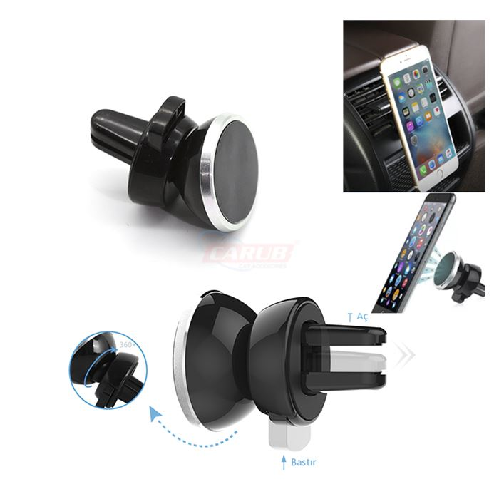 MIKNATISLI TELEFON TUTUCU IZGARAYA GEÇME SILVER
